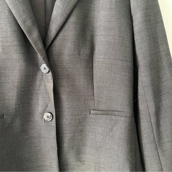 Theory Women's Grey Blazer Size 4 - Picture 3 of 11